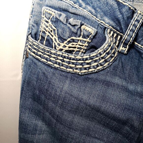 Vigoss Women's Sz 11 Length 31 Boot Cut Jeans The Dublin Style Light Wash - Picture 4 of 11
